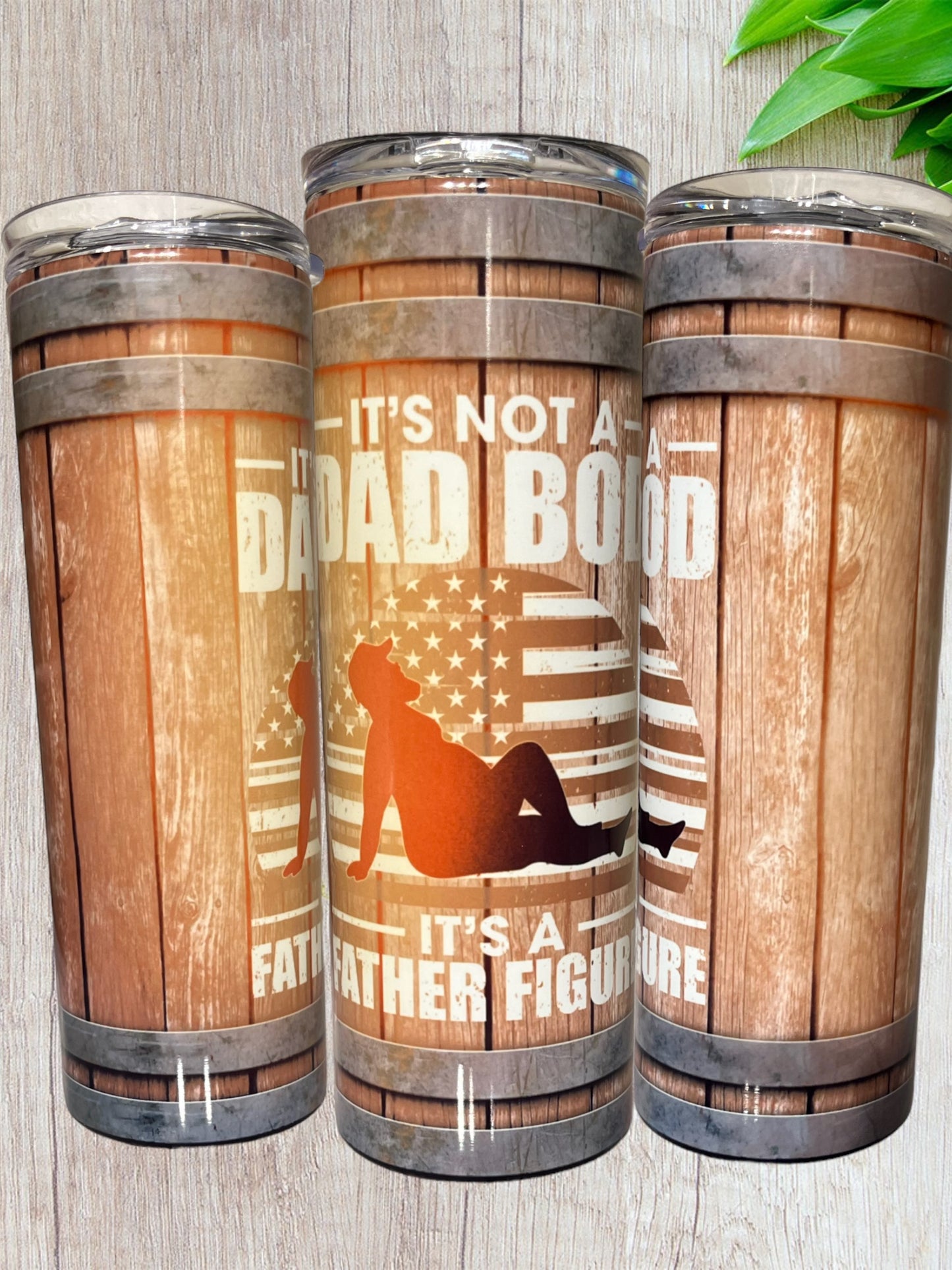 It’s not a dad bod it’s a father figure 20oz tumbler