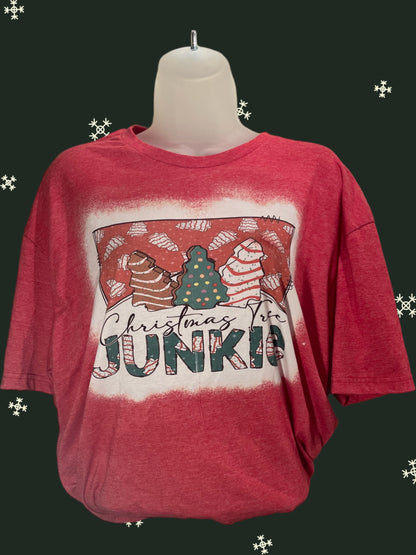 Christmas Tree Junkie Tshirt