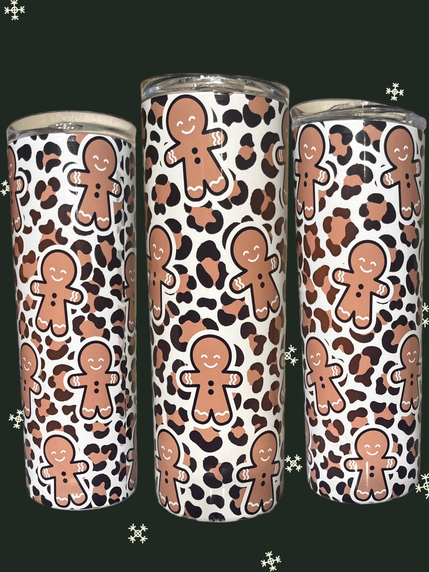 Gingerbread men 20oz tumbler