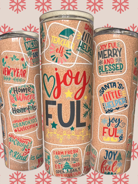 Joyful 20oz tumbler