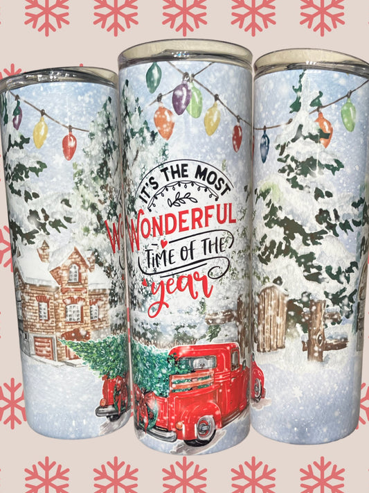 Wonderful truck 20oz tumbler