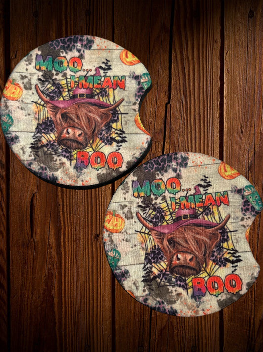 Moo I mean Boo Coasters (2)