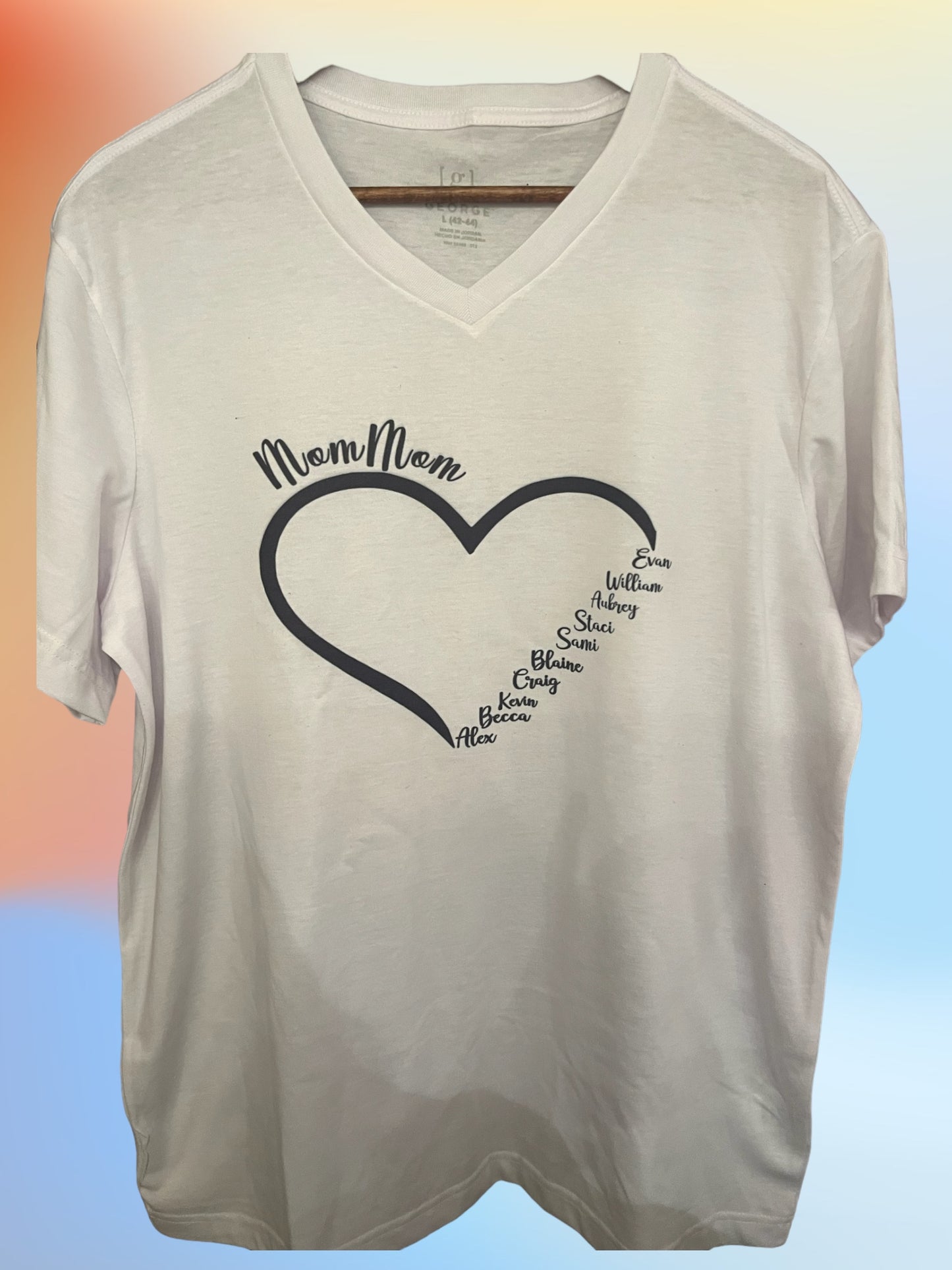 Custom heart shirt