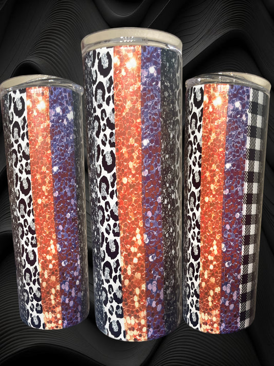 Halloween glitter 20oz tumbler