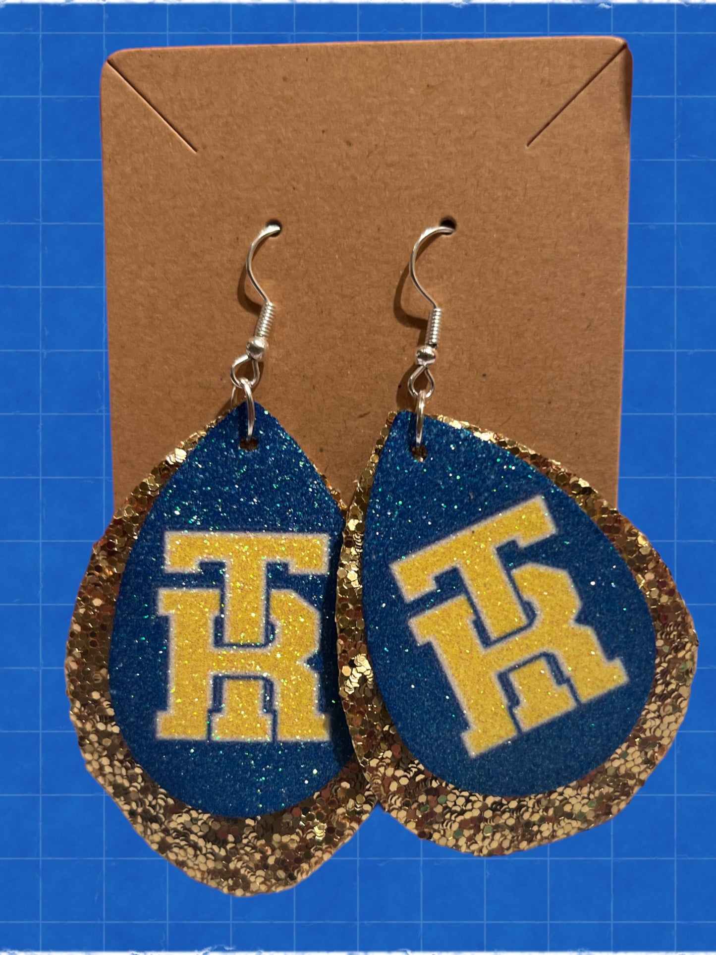 Custom faux earrings