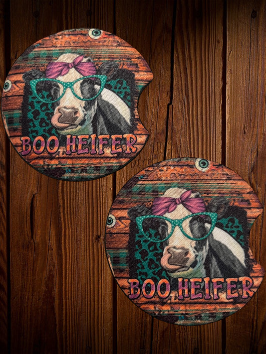 Boo Heifer coasters (2)