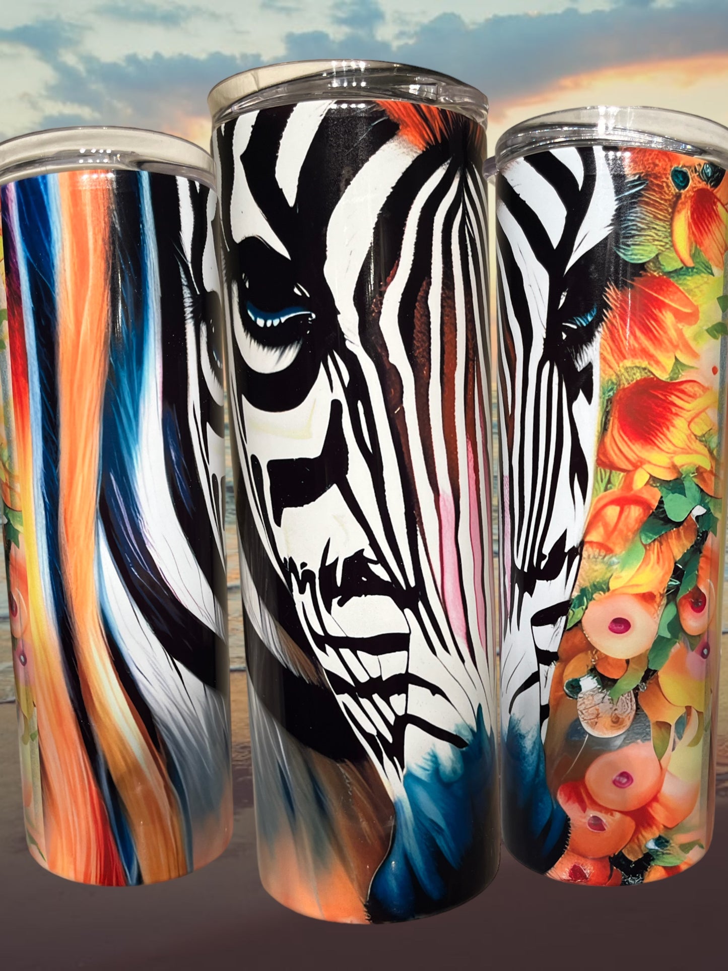 Zebra 20oz tumbler