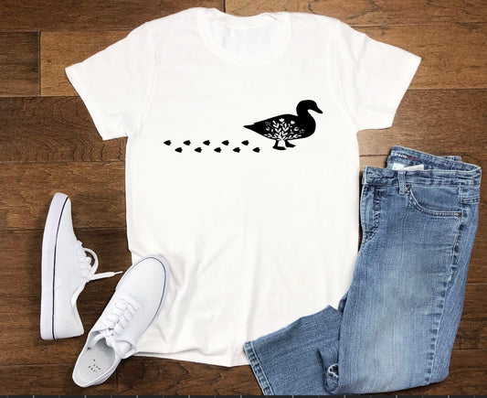 Duck crossing tshirt