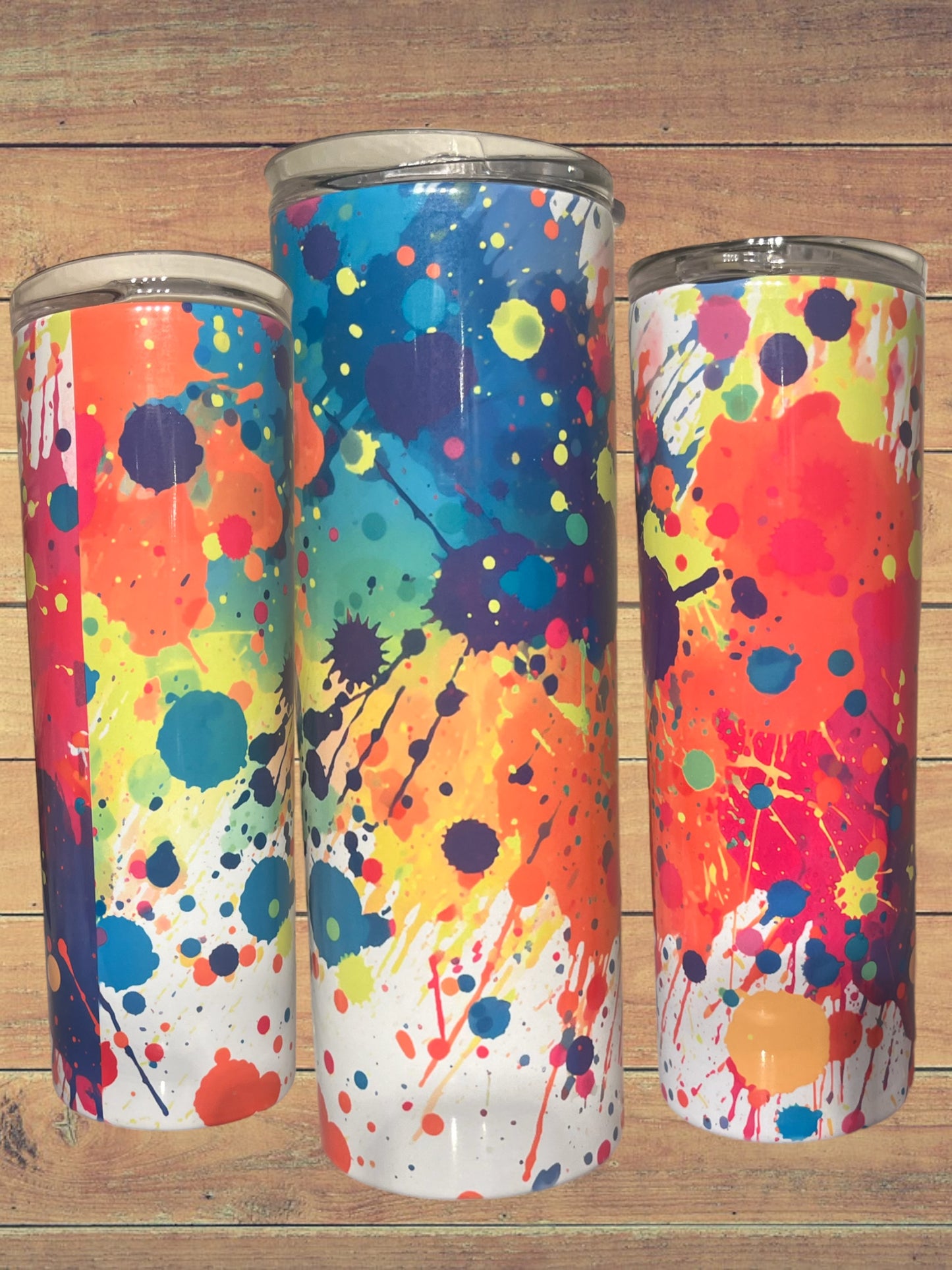 Paint splatter 20oz tumbler