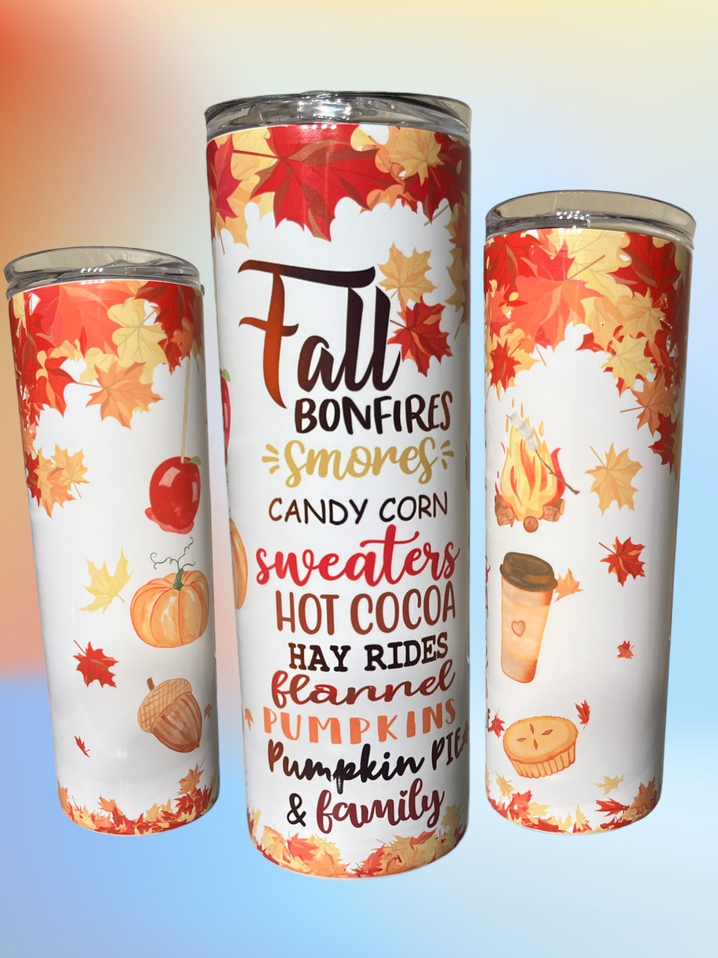 Fall Bonfires 20oz Tumbler