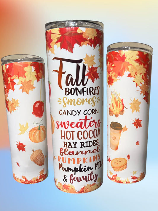 Fall Bonfires 20oz Tumbler