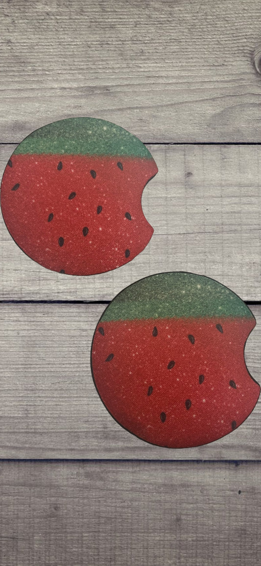 Watermelon Car Coasters (2)