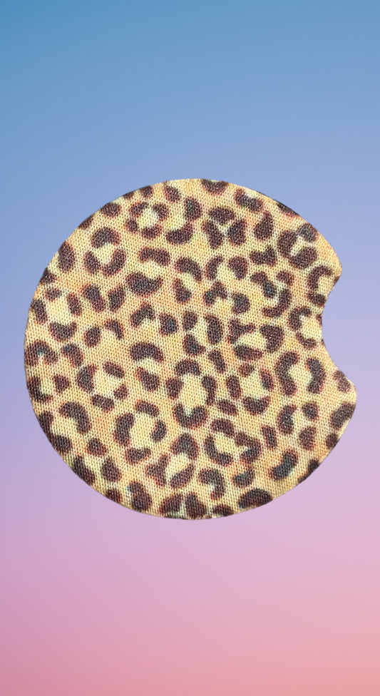 Cheetah Car coasters (Pack of 2)