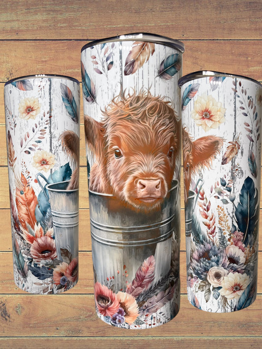 Baby cowhide 20oz tumbler