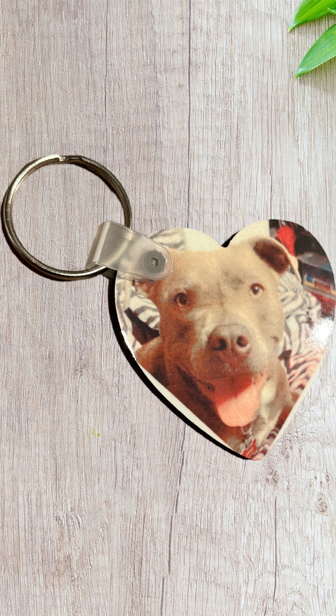 Personalized Heart Keychain