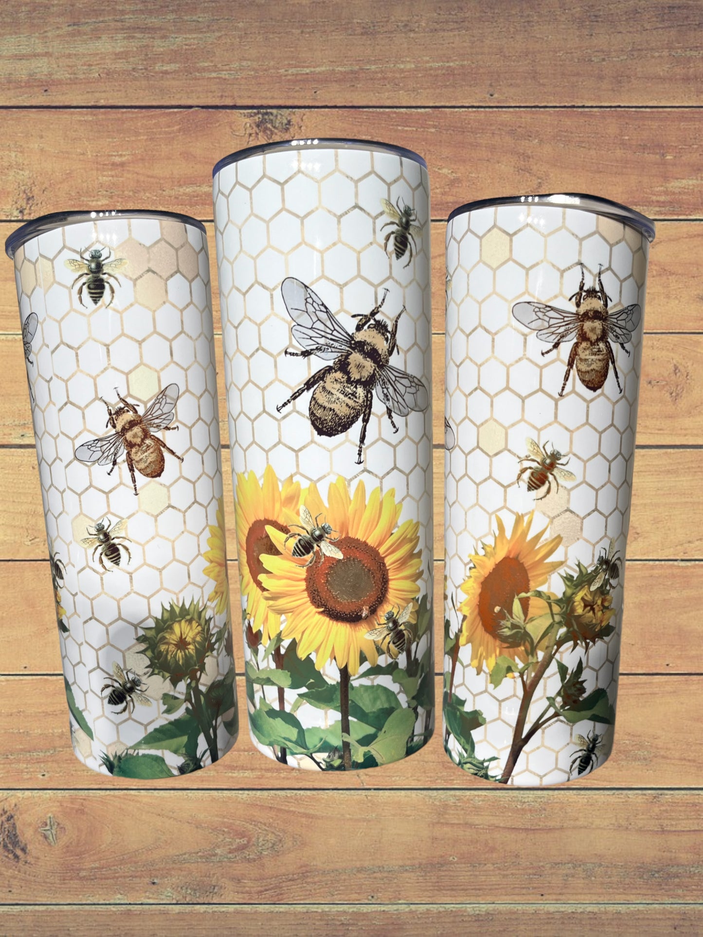 Bee Sunflower 20oz Tumbler