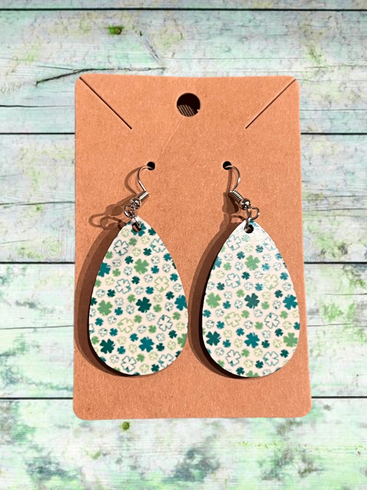 Four leaf clover earrings