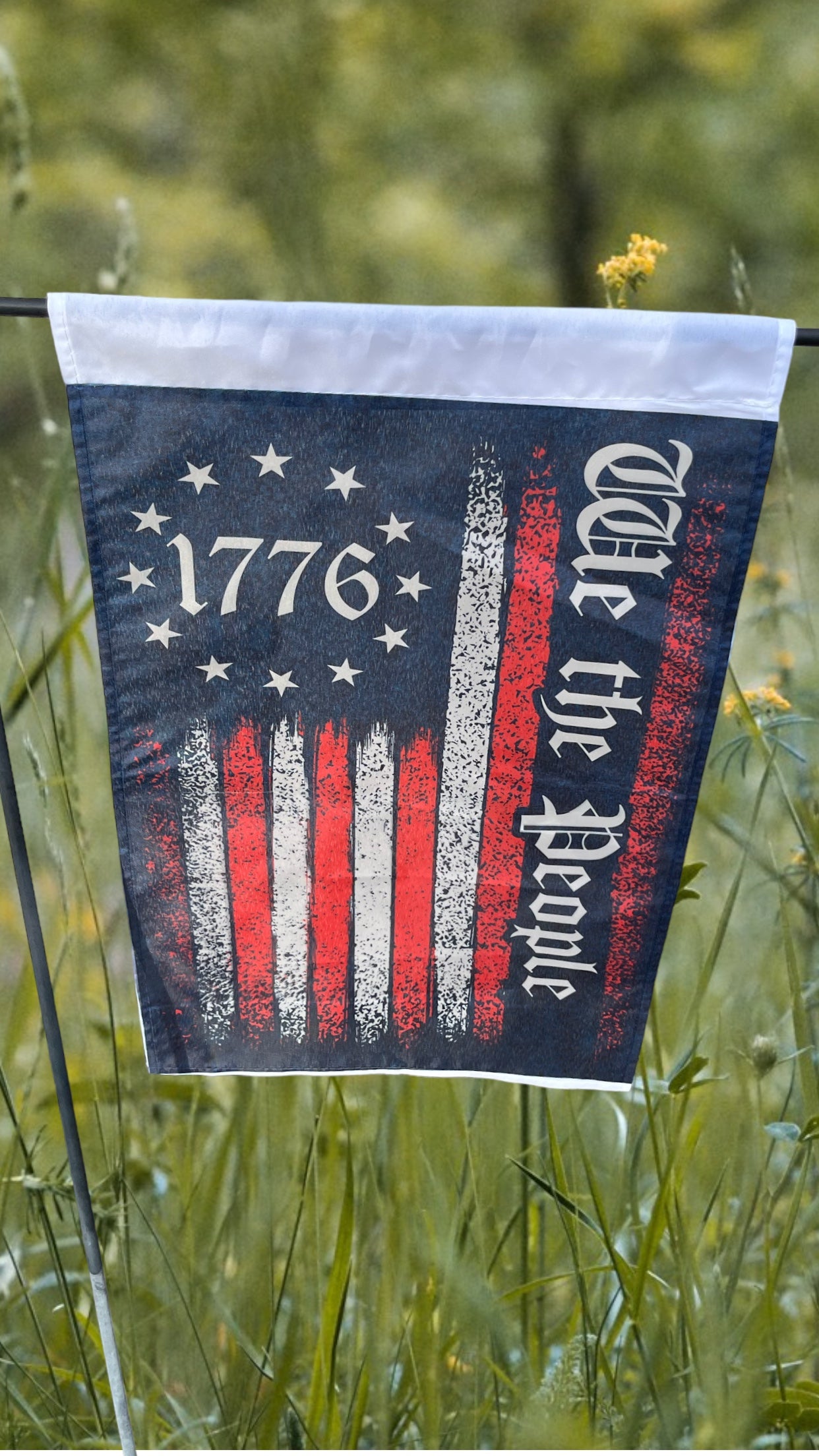 We the people garden flag