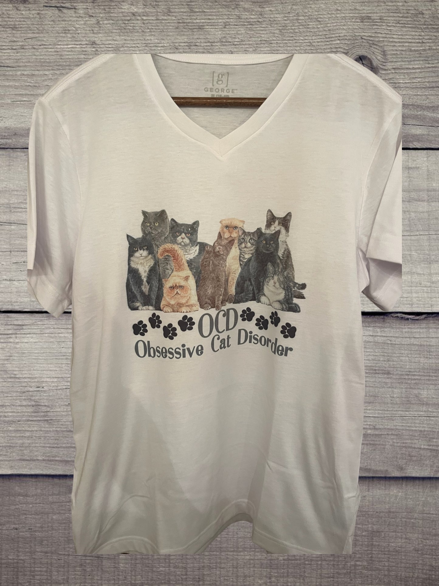 Obsessive cat disorder tshirt