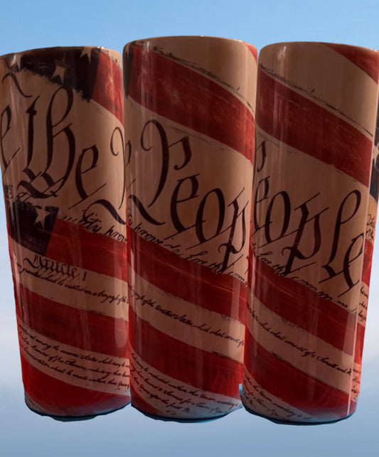 We the people 20oz tumbler